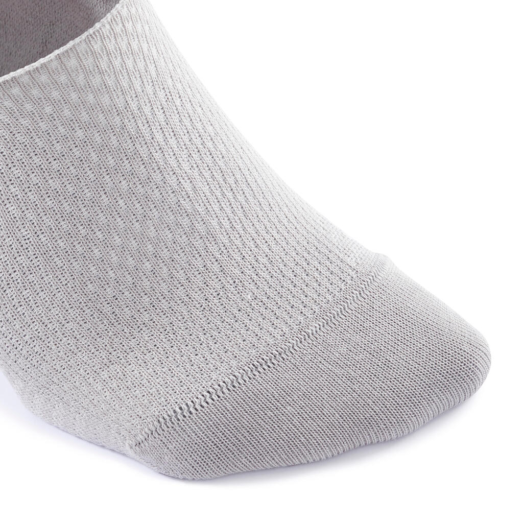 Invisible walking socks - pack of 2 pairs - black